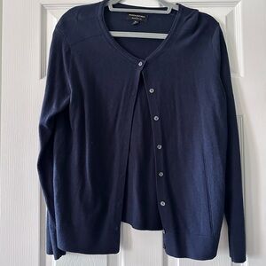 Banana Republic Blue Cardigan Sweater V-Neck
